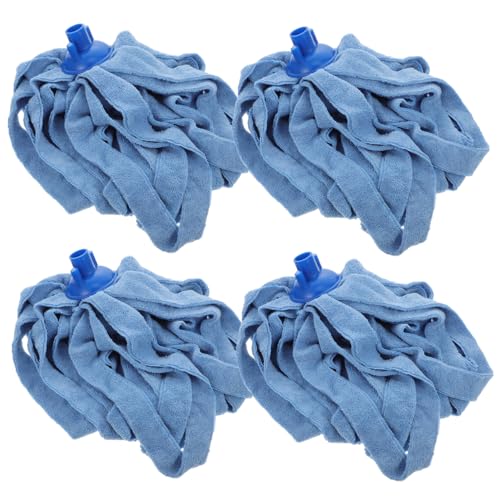 KICHOUSE 4 Stück Mikrofaser Mop Kopf Ersatz Teilig Blau Saugfähiger Wischmopp Bezug für Holzfliesen Marmor Böden Kratzfrei Langlebig und Einfach zu Wechseln Reinigung Zubehör KICHOUSE 4 Stück Mikrofaser Mop Kopf Ersatz Teilig Blau Saugfähiger Wischmopp Bezug für Holzfliesen Marmor Böden Kratzfrei Langlebig und Einfach zu Wechseln Reinigung Zubehör von KICHOUSE