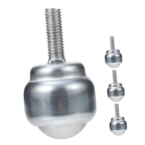 KICHOUSE 4 Stück Teiliges Metallkugellager mit Gewindebolzen Schwenkbare räder für Arbeitstisch Stabile und Belastbare Möbelrollen Rostfrei und Langlebig KICHOUSE 4 Stück Teiliges Metallkugellager mit Gewindebolzen Schwenkbare räder für Arbeitstisch Stabile und Belastbare Möbelrollen Rostfrei und Langlebig von KICHOUSE