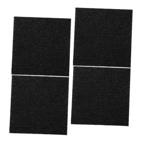 KICHOUSE 4Stücke Kohlefilter für Küchen Kompostbehälter Quadratische Form Sicherer Ersatzfilter für Mülltonnen aus Baumwollfasern Geruchsabsorbierend für Bio Abfalleimer Geeignet von KICHOUSE