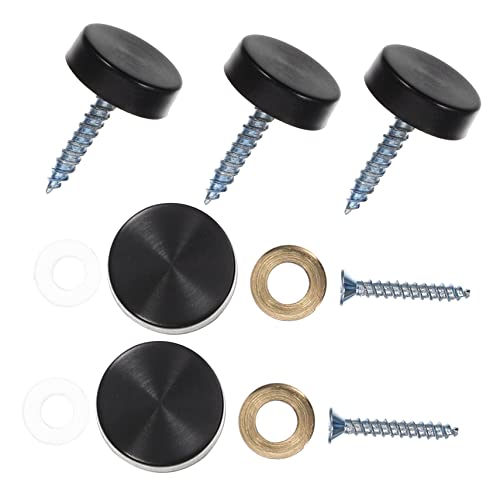 KICHOUSE 5 Sätze Schraubnägel mit Abdeckung für Dekorationsprojekte Robuste Selbstschneidende Nägel für Elegantem Design für Werbetafeln und Möbelmontage von KICHOUSE