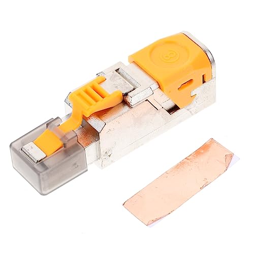 KICHOUSE Abgeschirmter Stecker Cat Werkzeugfreier Netzwerkanschluss für Ethernet Kabel Kompatibel mit Desktop Computern Routern und Smart Tvs Hochgeschwindigkeit von KICHOUSE