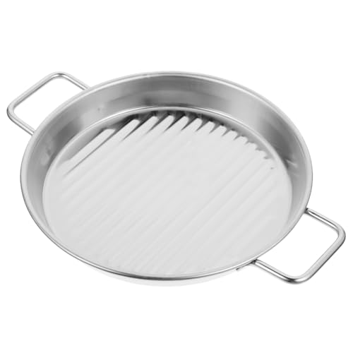 KICHOUSE Edelstahl Pizzaform Mit Griffen Runde Pizzapfanne Für Ofen Langlebige Backform Antihaftbeschichtet Und Leicht Zu Reinigen Für Zuhause Und Gastronomie von KICHOUSE