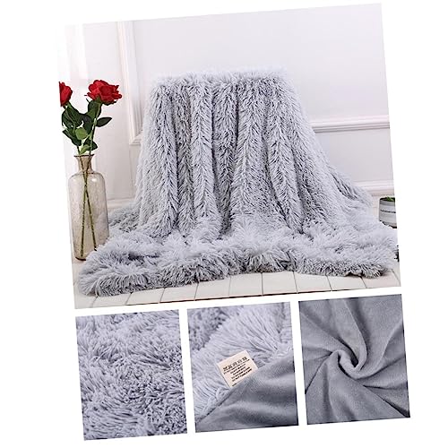 KICHOUSE Babydecke gemütlich Tröster Decken Vlies Plüsch einfarbige Decke Dicke weiche Decke leichte Wurfdecke Fleecedecke warme Decke Couch-Überwurfdecke Feste Farbwurfdecke Bettdecke von KICHOUSE