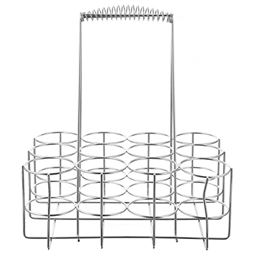 KICHOUSE Bierflaschen Tragekorb aus Metall Flaschen Halter für Craft Beer Leichter und Tragbarer Flaschenorganizer für BBQ und Partys und Bruchsicher Design für Zuhause KICHOUSE Bierflaschen Tragekorb aus Metall Flaschen Halter für Craft Beer Leichter und Tragbarer Flaschenorganizer für BBQ und Partys und Bruchsicher Design für Zuhause von KICHOUSE