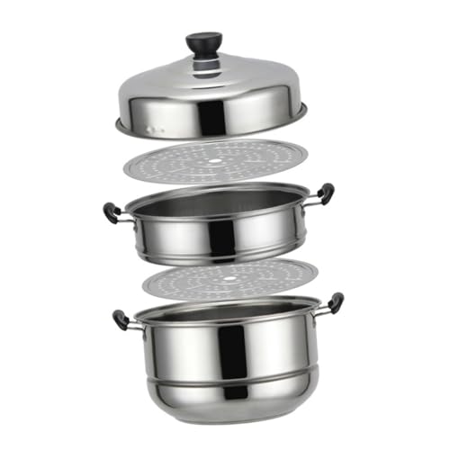 KICHOUSE Dampfgarer Lagig Multifunktionaler Suppendamptopf für Induktionsherd und Gasherd zum Dämpfen von Gemüse Reis und Meeresfrüchten KICHOUSE Dampfgarer Lagig Multifunktionaler Suppendamptopf für Induktionsherd und Gasherd zum Dämpfen von Gemüse Reis und Meeresfrüchten von KICHOUSE