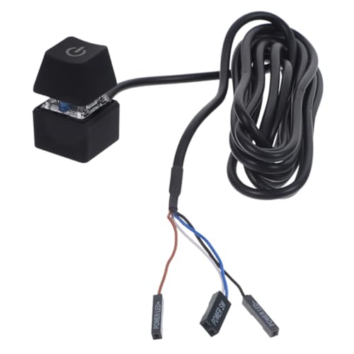KICHOUSE Desktop Pc Power Button Verlängerungskabel Kabel für Einfache Steuerung von Desktop Computern Geeignet für Home Office Internetcafés Langlebig und Flexibel der Anwendung von KICHOUSE