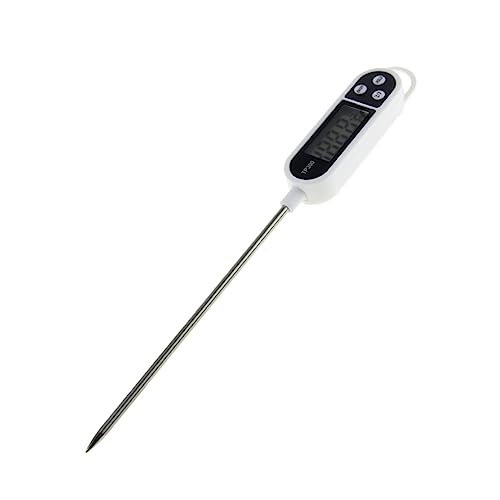 KICHOUSE Digitales Küchenthermometer Elektronisches Kochthermometer für Grill Milch und Heiße Flüssigkeiten Präzise Temperaturmessung Für Sicheres Kochen und Grillen KICHOUSE Digitales Küchenthermometer Elektronisches Kochthermometer für Grill Milch und Heiße Flüssigkeiten Präzise Temperaturmessung Für Sicheres Kochen und Grillen von KICHOUSE
