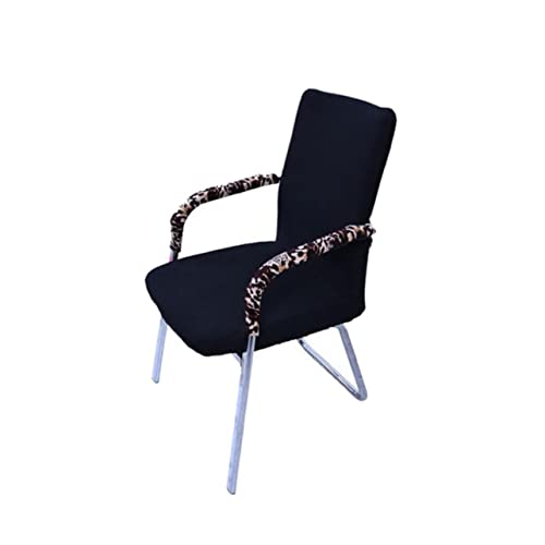 KICHOUSE Drehbarer Bürostuhlbezug Größe L Abnehmbar Dehnbar Waschbar Elastischer Stuhlbezug für Computer und Bürostühle Armlehnenbezüge von KICHOUSE