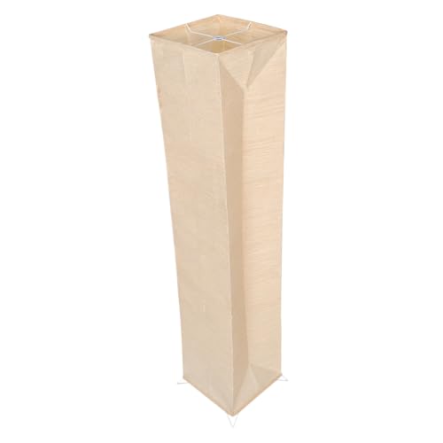 KICHOUSE Faltbarer Papier Lampenschirm für Stehlampe Weiches Diffuses Licht Moderner Minimalistischer Lampenschirm Ersatz für Wohnzimmer Schlafzimmer Büro Dekoratives Beleuchtungszubehör von KICHOUSE