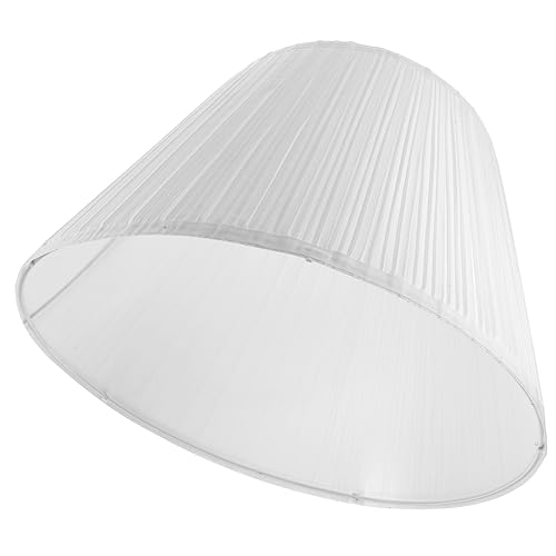 KICHOUSE Halbkreis Lampenschirm aus Leinen für Tisch und Stehlampe Leicht und Installieren Dekorativ und Funktional für Wohnzimmer und Schlafzimmer von KICHOUSE