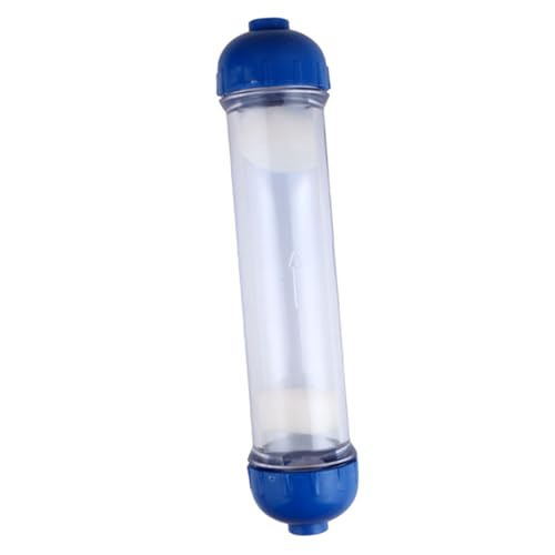 KICHOUSE Haushalts Wasserfilter Gehäuse Transparente Filterflasche aus Lebensmittelechtem DIY Fähig für Filtermaterialien für Sauberes Trinkwasser zu Hause von KICHOUSE