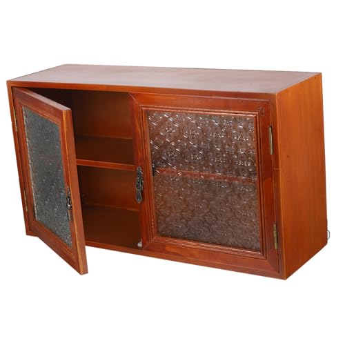 KICHOUSE Holz Küchenthekenschrank Vintage Aufbewahrungsschrank aus Holz Multifunktionaler Organizer für Tassen und Gewürze Stufiges Design für Esszimmer KICHOUSE Holz Küchenthekenschrank Vintage Aufbewahrungsschrank aus Holz Multifunktionaler Organizer für Tassen und Gewürze Stufiges Design für Esszimmer von KICHOUSE
