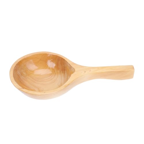 KICHOUSE Holzlöffel Wasserschöpfer aus Hochwertigem Zedernholz Praktischer Wasserschöpfer und Gartenschöpflöffel Leichter Kompakter Holzscoop für Garten Küche Restaurant und Outdoor von KICHOUSE