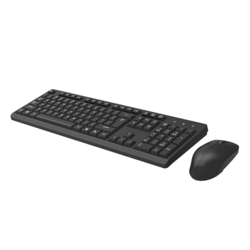 KICHOUSE Kabelloses Tastatur USB Ultrathin Ergonomisch für PC Home Office Schwarz ohne Batterie KICHOUSE Kabelloses Tastatur USB Ultrathin Ergonomisch für PC Home Office Schwarz ohne Batterie von KICHOUSE