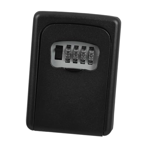 KICHOUSE Metall Schlüsselbox mit Zahlenschloss Wandmontage Wetterfest Schwarze Schlüsselbox für Auto und Hausschlüssel Sichere Aufbewahrung Robuster Schlüsselkasten für Außen Langlebig und KICHOUSE Metall Schlüsselbox mit Zahlenschloss Wandmontage Wetterfest Schwarze Schlüsselbox für Auto und Hausschlüssel Sichere Aufbewahrung Robuster Schlüsselkasten für Außen Langlebig und von KICHOUSE