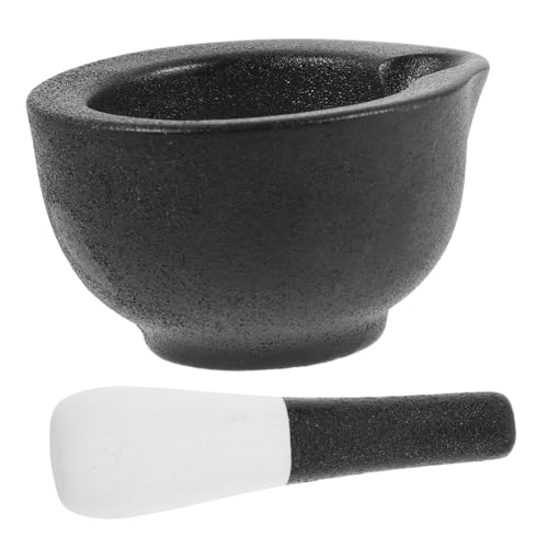 KICHOUSE Porzellan und Stößel Set Mini Gewürz und Pillenzerkleinerer Ergonomisch Geformter Stößel Komfortabel Für Küche und Büro Geeignet KICHOUSE Porzellan und Stößel Set Mini Gewürz und Pillenzerkleinerer Ergonomisch Geformter Stößel Komfortabel Für Küche und Büro Geeignet von KICHOUSE
