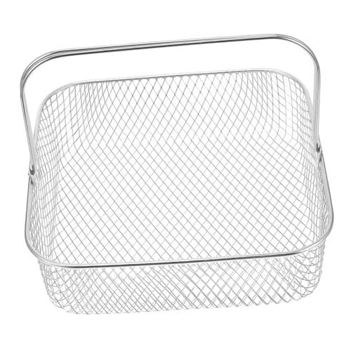 KICHOUSE Quadratischer Luftfritteusenkorb aus Perforierter Backkorb mit Griff für Gleichmäßiges Frittieren von Hähnchen Pommes und Gemüse Langlebig und Einfach zu Reinigen KICHOUSE Quadratischer Luftfritteusenkorb aus Perforierter Backkorb mit Griff für Gleichmäßiges Frittieren von Hähnchen Pommes und Gemüse Langlebig und Einfach zu Reinigen von KICHOUSE