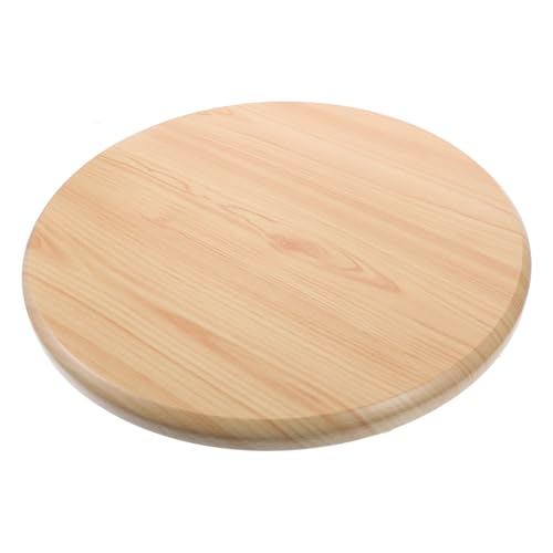 KICHOUSE Runder Holz Sitz Ersatz für Barhocker und Restauranthocker Stabile Holzplatte Langlebiger Runder Stuhl Sitz Geeignet für Hotel Hochzeit Schule Robustes Design Langlebige von KICHOUSE