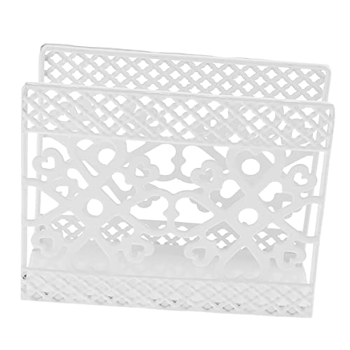 KICHOUSE Serviettenhalter Aus Eisen in Herzform Tisch-taschentuchhalter Einfaches Design Für Die Küche Einfach Zu Bedienen Moderner Stil von KICHOUSE