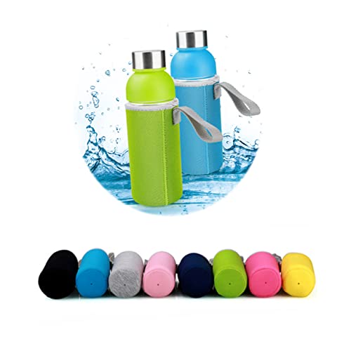 KICHOUSE Tasche Für Flaschenhalter Isolierte Wasserflasche Glaswasserflasche Flaschenabdeckungshalter Isolierte Flaschenhülle Kuschelige Wasserflaschenabdeckung Wasserbecher Flaschenregal von KICHOUSE
