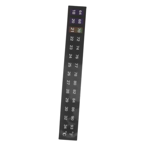 KICHOUSE Aquarium Thermometer Sticker Selbstklebendes Thermometer Für Fischbecken Flüssigkristall-temperaturanzeige Für Einfache Anwendung Im Aquarienbetrieb KICHOUSE Aquarium Thermometer Sticker Selbstklebendes Thermometer Für Fischbecken Flüssigkristall-temperaturanzeige Für Einfache Anwendung Im Aquarienbetrieb von KICHOUSE