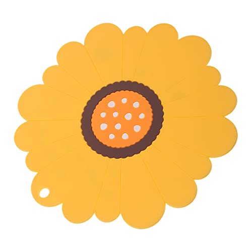 KICHOUSE Topflappen für Sonnenblumen Tripod terassenliege Platzset Gewebte pfannenwender Untersetzer mit Wärmedämmung Wiederverwendbare Untersetzer für warme Speisen Kieselgel Yellow KICHOUSE Topflappen für Sonnenblumen Tripod terassenliege Platzset Gewebte pfannenwender Untersetzer mit Wärmedämmung Wiederverwendbare Untersetzer für warme Speisen Kieselgel Yellow von KICHOUSE