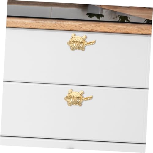 KICHOUSE Turtle Design Möbelgriff aus Messing Schubladenknopf für Schrank Kommode Kleiderschrank Vintage Stil für Küchenschränke und Möbel Haustier Deko KICHOUSE Turtle Design Möbelgriff aus Messing Schubladenknopf für Schrank Kommode Kleiderschrank Vintage Stil für Küchenschränke und Möbel Haustier Deko von KICHOUSE
