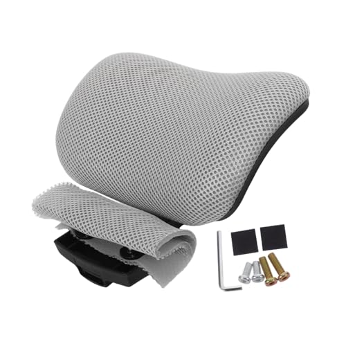 KICHOUSE Verstellbares Nackenstützkissen für Bürostuhl Kopfstütze Ergonomisches Kopfkissen mit Flexiblem Sitzkomfort und Individuell Anpassbarer Höhe für Büro und Gamingstuhl von KICHOUSE