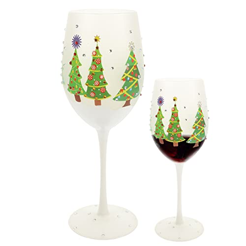 KICHOUSE Gläser Partybrille Glas Weihnachtswein Martinigläser becher Trinkbecher Winter Hochfüßiges Heiliges Hochzeits Getränkebecher Hochzeitsbrille Weihnachtsweinglas von KICHOUSE