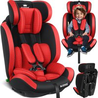 Kidiz - Autokindersitz Kindersitz Kinderautositz Autositz Sitzschale 9 kg - 36 kg 1-12 Jahre Gruppe 1/2 / 3 universal zugelassen nach ece R129/03 Rot von KIDIZ