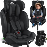 Autokindersitz Premium Kinderautositz Gruppe 1+2+3, 9-36 kg 5-Punkt-Sicherheitsgurt Autositz Kindersitz Einstellbare Kopfstütze Mitwachsend Schwarz Autokindersitz Premium Kinderautositz Gruppe 1+2+3, 9-36 kg 5-Punkt-Sicherheitsgurt Autositz Kindersitz Einstellbare Kopfstütze Mitwachsend Schwarz von KIDIZ