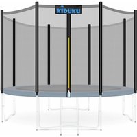 Sicherheitsnetz Fangnetz Schutznetz Netz für Trampolin Ersatznetz 427 cm - 8 Stangen - Kiduku von KIDUKU