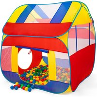KIDUKU Spielzelt mit 300 Bällen undTasche Kinderzelt Bällebad Pop Up Babyzelt von KIDUKU