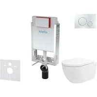 Genesis - Set Vorwandelement, wc Oudee Vortex mit Softclose-Sitz und Betätigungsplatte Gemini ii, Chrom glänzend 30505SZ83 - Kielle Genesis - Set Vorwandelement, wc Oudee Vortex mit Softclose-Sitz und Betätigungsplatte Gemini ii, Chrom glänzend 30505SZ83 - Kielle von KIELLE