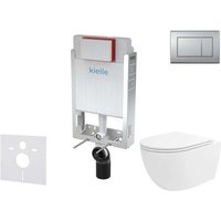 Genesis - Set Vorwandelement, wc Oudee Vortex mit Softclose-Sitz und Betätigungsplatte Gemini iii, Chrom matt 30505SZ86 - Kielle Genesis - Set Vorwandelement, wc Oudee Vortex mit Softclose-Sitz und Betätigungsplatte Gemini iii, Chrom matt 30505SZ86 - Kielle von KIELLE