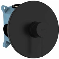 Oudee - Unterputzarmatur für 1 Verbraucher, mit Einbaukörper, schwarz matt 10215204 - Kielle von KIELLE