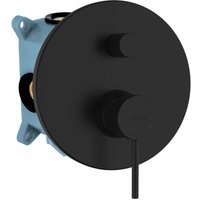 Kielle - Oudee - Unterputzarmatur für 2 Verbraucher, mit Einbaukörper, schwarz matt 10315204 von KIELLE