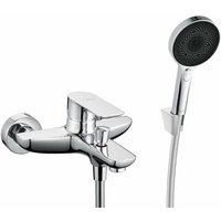 Kielle - Vega - Badewannenarmatur mit Zubehör, verchromt 10318SN10 Kielle - Vega - Badewannenarmatur mit Zubehör, verchromt 10318SN10 von KIELLE