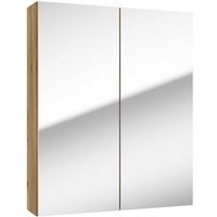 Vega - Spiegelschrank, 60x73x15 cm, Eiche Gold 50118601 - Kielle von KIELLE