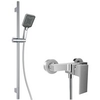 kielle Arkas I - Duschset mit Armatur, Duschstange, Brauseschlauch und Handbrause, Chrom 10211SN10 kielle Arkas I - Duschset mit Armatur, Duschstange, Brauseschlauch und Handbrause, Chrom 10211SN10 von KIELLE