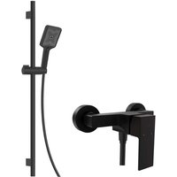kielle Arkas I - Duschset mit Armatur, Duschstange, Brauseschlauch und Handbrause, schwarz matt 10211SN14 kielle Arkas I - Duschset mit Armatur, Duschstange, Brauseschlauch und Handbrause, schwarz matt 10211SN14 von KIELLE