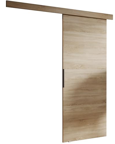 KIER FURNITURE Schiebetür Komplettset MALIBU - Tür mit Laufschiene - Schiebetürsystem - Raumspartür - Innentüren - Sliding Door Set - Eiche Sonoma B106xH205xT1,6cm KIER FURNITURE Schiebetür Komplettset MALIBU - Tür mit Laufschiene - Schiebetürsystem - Raumspartür - Innentüren - Sliding Door Set - Eiche Sonoma B106xH205xT1,6cm von KIER FURNITURE
