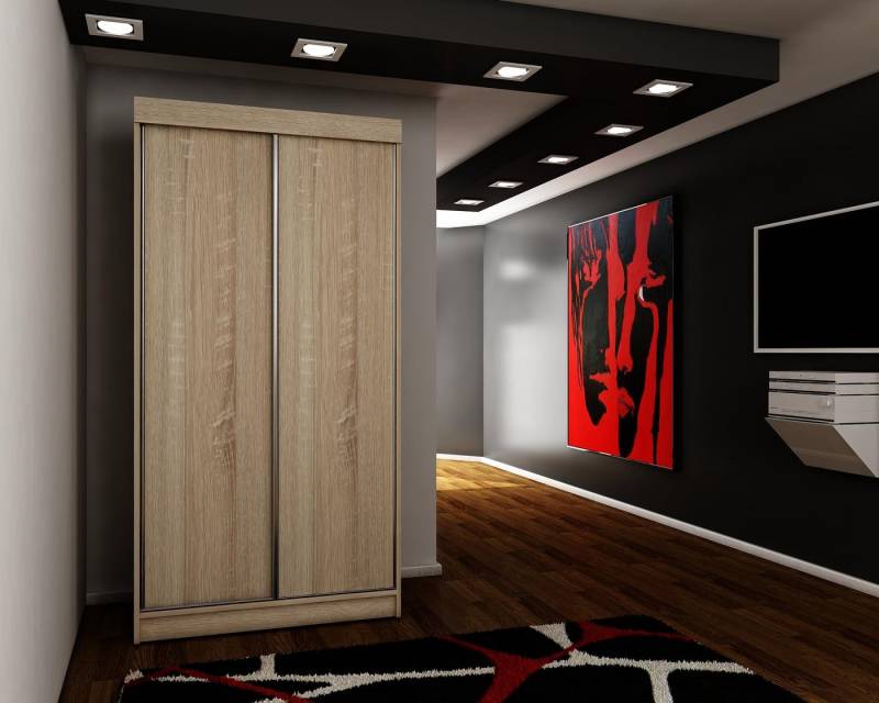 KIER FURNITURE Schwebetürenschrank Schrank Schlafzimmer TOP B-25, Kleiderschränke – 100x200x62 cm KIER FURNITURE Schwebetürenschrank Schrank Schlafzimmer TOP B-25, Kleiderschränke – 100x200x62 cm von KIER FURNITURE