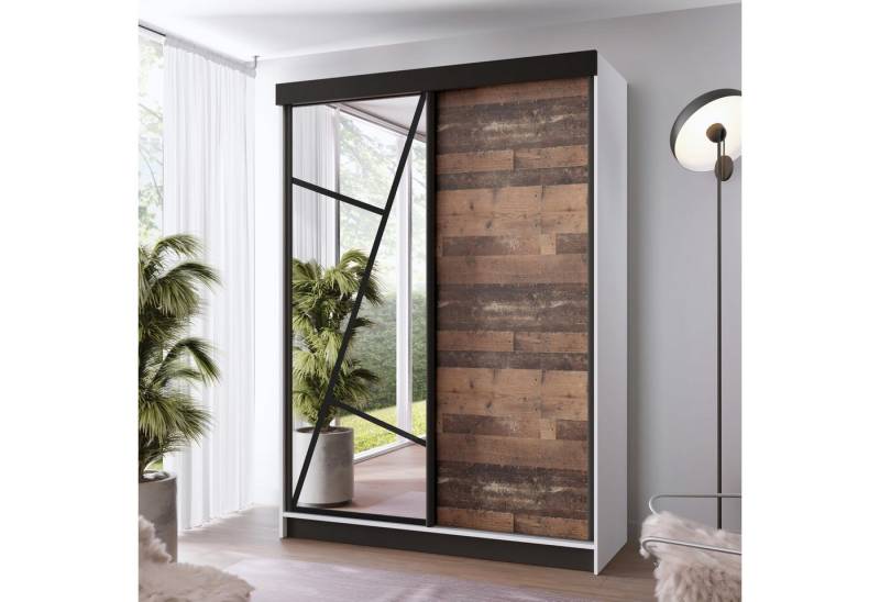 KIER FURNITURE Schwebetürenschrank Schrank Schlafzimmer VENA, Kleiderschränke – 138x205x59 cm KIER FURNITURE Schwebetürenschrank Schrank Schlafzimmer VENA, Kleiderschränke – 138x205x59 cm von KIER FURNITURE