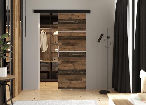 KIER FURNITURE Türen MALIBU PLUS Moderne Schiebetüren - Wandschiebetür - Universal Links und Rechts - Metallschiebesystem - Robust, Haltbar - Stabil, Langlebig - 66x205x1,6cm KIER FURNITURE Türen MALIBU PLUS Moderne Schiebetüren - Wandschiebetür - Universal Links und Rechts - Metallschiebesystem - Robust, Haltbar - Stabil, Langlebig - 66x205x1,6cm von KIER FURNITURE