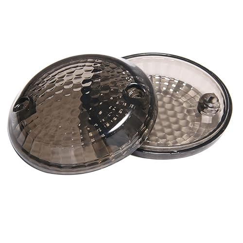KIESEY 2PCS Rauch Blinker Objektiv Motorrad Kunststoff Anzeige Objektiv Abdeckung/Fit for Suzuki Boulevard Intruder Marauder Savage von KIESEY