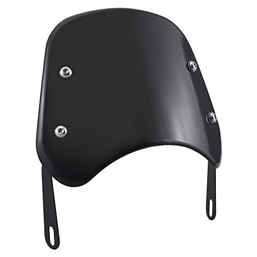 KIESEY Motorrad 5-7 Zoll runde Scheinwerfer Windabweiser Windschutzscheibe/Passend for Yamaha XJ 400 / Passend for Suzuki VX 800 / SV 650 / GS 500E / GSF 600N Scheiben Windabweiser KIESEY Motorrad 5-7 Zoll runde Scheinwerfer Windabweiser Windschutzscheibe/Passend for Yamaha XJ 400 / Passend for Suzuki VX 800 / SV 650 / GS 500E / GSF 600N Scheiben Windabweiser von KIESEY