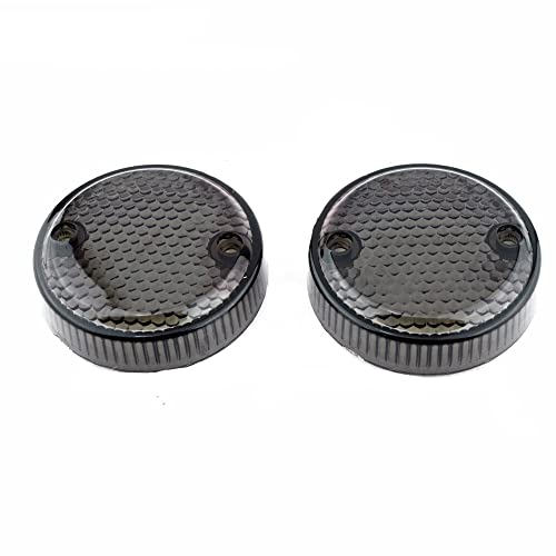 KIESEY Motorrad Vorne Hinten Blinker Objektiv Abdeckung Rauch Klar/Fit for Hon.da Shadow Spirit 1100 Magna Valkyrie 1997 1998 1999 2000 von KIESEY
