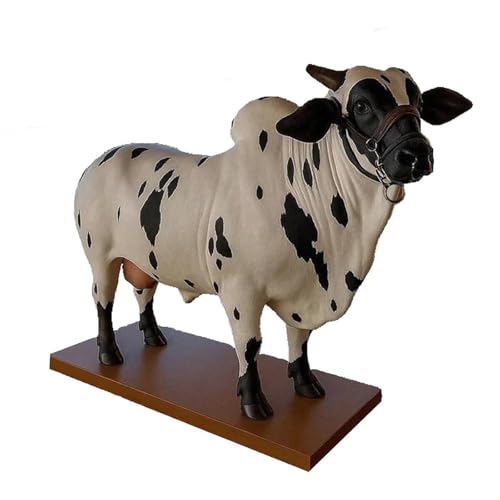 Nelore Bull Spirituosenspender, 2 l, handgefertigte Alkoholkaraffe mit Holzsockel, lustiger Flaschenhalter mit Ausgießer, kein Tropfen oder Verschütten, das Ihre Bar ruiniert (C) von KIEYIQE