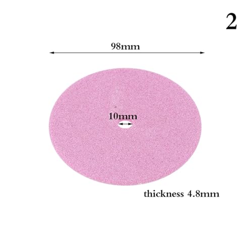 1 STÜCKE Elektrischer Kettensägenschärfer Diamant-Schleifscheibe 100 mm Dicke 3,2/4,5 Schneid- und Polierkante der Kettensägezähne(98X10X4.8mm) von KIFSDLF
